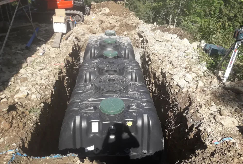 Assainissement filière compacte actifiltre 12 EH