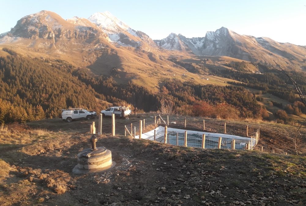 Stockage d&rsquo;eau potable pour exploitation agricole.